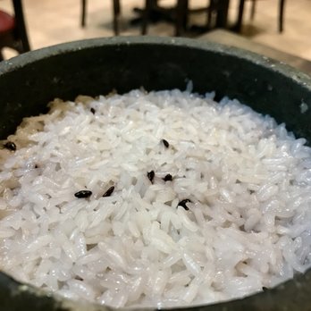 Kim’s Tofu - hot stone pot rice with the combination soon tofu (beef, shrimp, mussel) - Korean Near Me - Richmond Hill, Ontario