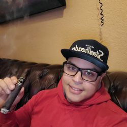 Torch One Cigars - Relaxing with a cigar.