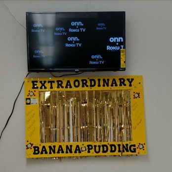 Extraordinary Banana Pudding - Photos and flat screen on a wall - Desserts Near Me - La Mesa, California Extraordinary Banana Pudding - Photos and flat screen on a wall - Desserts Near Me - La Mesa, California