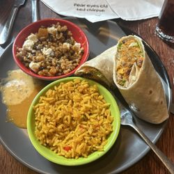 Nando's - Beanie wrap with Spiced Grains and Rice