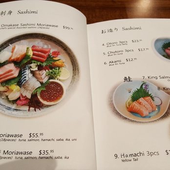 Sushi Jin - Menu 3of5 (2/19/19) - Japanese Near Me - Vancouver, British Columbia
