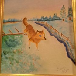 Museum of Bad Art - "Blue Eyed Fox" ( I think)