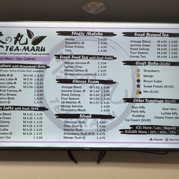 Tea Maru - Bubble Tea Near Me - San Gabriel, California