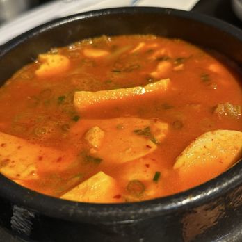 Dawa Kitchen - SPICY TOFU SOUP (BEEF) 소고기 순두부 - Korean Near Me - Garden grove, California Dawa Kitchen - SPICY TOFU SOUP (BEEF) 소고기 순두부 - Korean Near Me - Garden grove, California