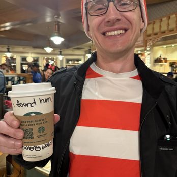Market House - Wrote a funny message on our cup on Halloween - Cafes Near Me - Anaheim, California
