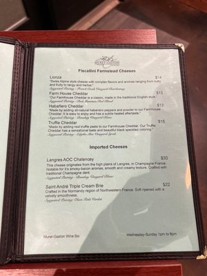 Menu photo 3 Muret-Gaston Wine Bar Kennewick, WA Menu photo 3 Muret-Gaston Wine Bar Kennewick, WA