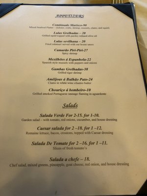 Menu photo 5 Churrasqueira Martins Toronto, ON