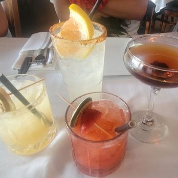 Upper West - Cocktails: Strawberry fields, Spanish Manhattan, Ginger margarita, El Diablo - New American Near Me - Santa Monica, California