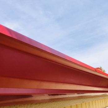 Lonesome Dove Seamless Gutters - Fire engine red - Gutter Services Near Me Lonesome Dove Seamless Gutters - Fire engine red - Gutter Services Near Me