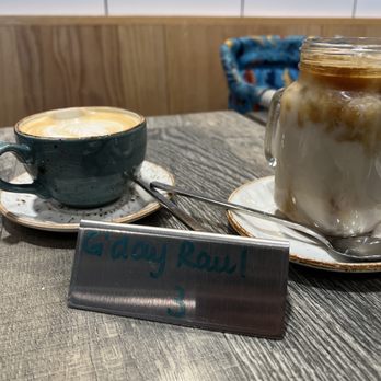 The Aussie Grind - I was greeted with my name on the table! How awesome! - Cafes Near Me - Frisco, Texas The Aussie Grind - I was greeted with my name on the table! How awesome! - Cafes Near Me - Frisco, Texas