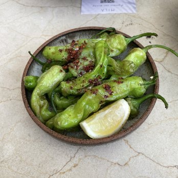 MILA Restaurant - Shishito peppers - Mediterranean Near Me - Miami Beach, Florida MILA Restaurant - Shishito peppers - Mediterranean Near Me - Miami Beach, Florida