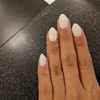 Salon Du Monde - Left with white nails because she couldn't do the chrome I asked for that she said she could do. - Nail Salons Near Me - Fremont, California