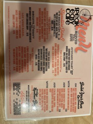 Menu photo 1 Speakeasy Cafe Rutland, VT Menu photo 1 Speakeasy Cafe Rutland, VT