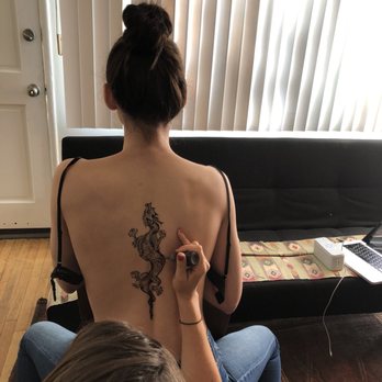 Mystic Henna - Dragon piece - Henna Artists Near Me