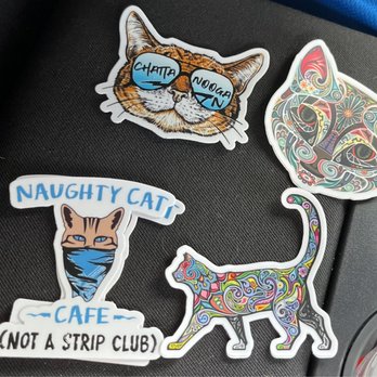 Naughty Cat Cafe - These are the stickers you can buy! - Coffee & Tea Near Me - Chattanooga, Tennessee Naughty Cat Cafe - These are the stickers you can buy! - Coffee & Tea Near Me - Chattanooga, Tennessee