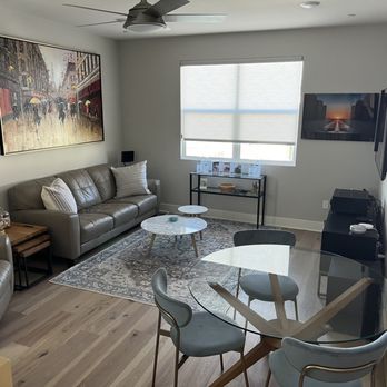 Visionary TV & Art Design Solutions - Loft. Not great picture but 65" and speakers mounted to right wall. - Art Installation Near Me