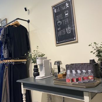 The Curated Closet - Coffee, tea, or water is offered while you shop! - Women's Clothing Near Me - Coeur d'Alene, Idaho The Curated Closet - Coffee, tea, or water is offered while you shop! - Women's Clothing Near Me - Coeur d'Alene, Idaho