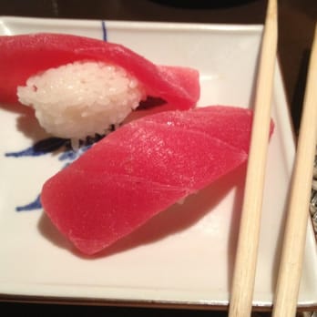 SUSHIRAW - Slab of gross tuna, no wasabi, just served like this! - Japanese Near Me - Granada Hills, California