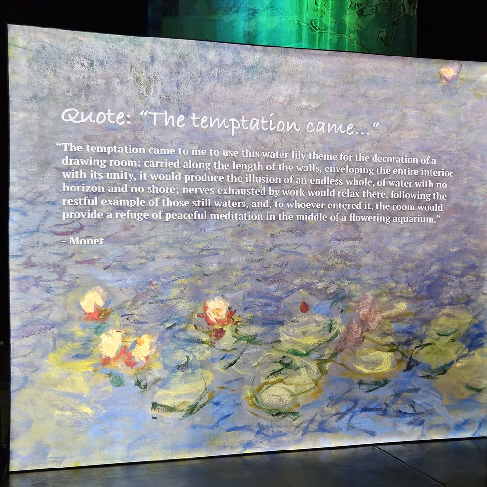 10/28/2024 - Dropping into the Oregon Convention Center for a Yelp Elite private viewing of Beyond Monet & Van Gogh before it went public.