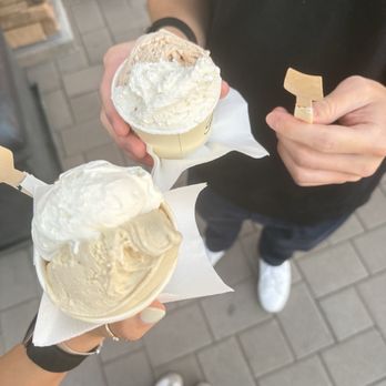 Papi's Gelateria - I got Hokkaido + Green Tea My BF got Hazelnut + Lychee - Gelato Near Me - Irvine, California Papi's Gelateria - I got Hokkaido + Green Tea My BF got Hazelnut + Lychee - Gelato Near Me - Irvine, California