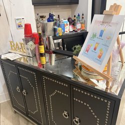 A B C Bartending School - I had so much fun with it. I even created this poster to help guests and myself pick out drinks with the alcohol provided.