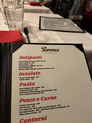 Menu photo 1 Florence Supper Club Denver, CO Menu photo 1 Florence Supper Club Denver, CO