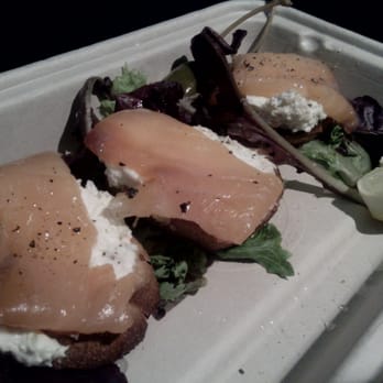 Vino Volo - Three piece signature salmon rolls $9 - Wine Bars Near Me - San Antonio, Texas