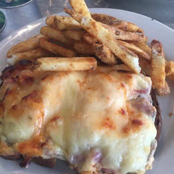 T J Carney's - Reuben with fries. Served sandwich open faced. - American Near Me - Venice, Florida T J Carney's - Reuben with fries. Served sandwich open faced. - American Near Me - Venice, Florida