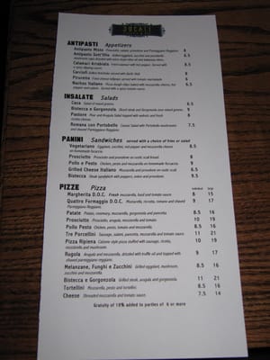 Menu photo 8 Ducali Pizzeria & Bar Boston, MA