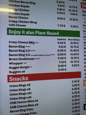Menu photo 3 Burger King Venezia, VE