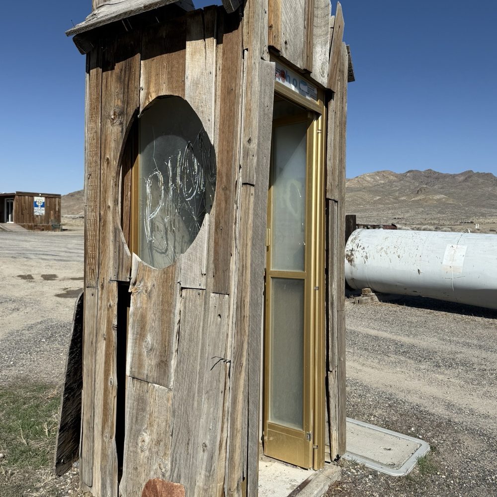 Middlegate Station - Old phone booth - American Near Me - Fallon, Nevada Middlegate Station - Old phone booth - American Near Me - Fallon, Nevada