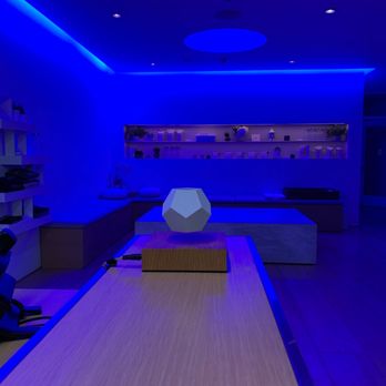 Float Station - Lobby/front desk at night - Float Spa Near Me - Campbell, California