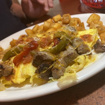 Ely's Restaurant - Steak Fajita Omelette - Breakfast & Brunch Near Me - Las Vegas, Nevada Ely's Restaurant - Steak Fajita Omelette - Breakfast & Brunch Near Me - Las Vegas, Nevada