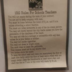 Wharton County Historical Museum - This was posted in the school history section. Sucks to have been a teacher in those days.