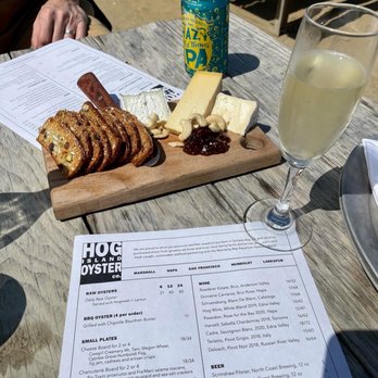 Hog Island Oyster - cheese plate - Seafood Near Me - Marshall, California Hog Island Oyster - cheese plate - Seafood Near Me - Marshall, California