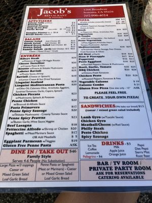 Menu photo 6 Jacob's Restaurant Sonoma, CA Menu photo 6 Jacob's Restaurant Sonoma, CA