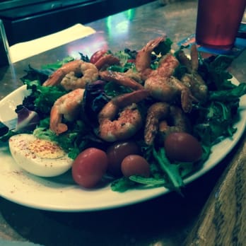Awful Arthur's Oyster Bar - The salad with shrimp - Seafood Near Me - Kill Devil Hills, North Carolina