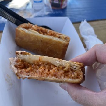 Smorgasburg - Cheesy kimchi hot pocket - Street Vendors Near Me - Los Angeles, California