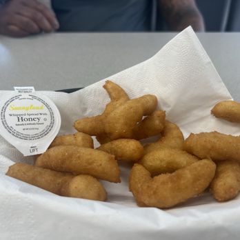 Captain Johns Seafood - 2nd portion of Hushpuppies - Comfort Food Near Me - Rolesville, North Carolina Captain Johns Seafood - 2nd portion of Hushpuppies - Comfort Food Near Me - Rolesville, North Carolina