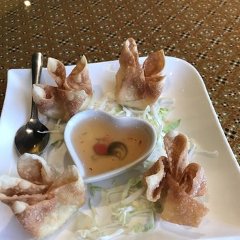 Mali Thai Bistro - 1/2 order of Crab Rangoon--I appreciate the "half" situation tremendously!! - Thai Near Me - Lee's Summit, Missouri