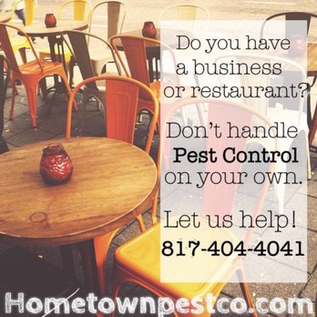 Hometown Pest Control - We help restaurants meet their pest control requirements as well as commercial businesses keep their business free of pests. - Pest Control Near Me Hometown Pest Control - We help restaurants meet their pest control requirements as well as commercial businesses keep their business free of pests. - Pest Control Near Me