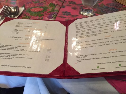 Menu photo 2 Thai Pudpong Restaurant West Vancouver, BC Menu photo 2 Thai Pudpong Restaurant West Vancouver, BC