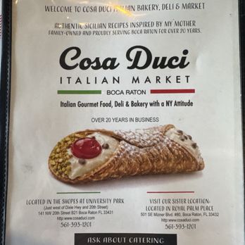 Cosa Duci Italian Bakery - Bakeries Near Me - Boca Raton, Florida Cosa Duci Italian Bakery - Bakeries Near Me - Boca Raton, Florida