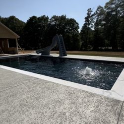 Waterline Aquatics - Our slide is in, bubbler is working like a champ. Just need warmer weather to get in and enjoy. :)