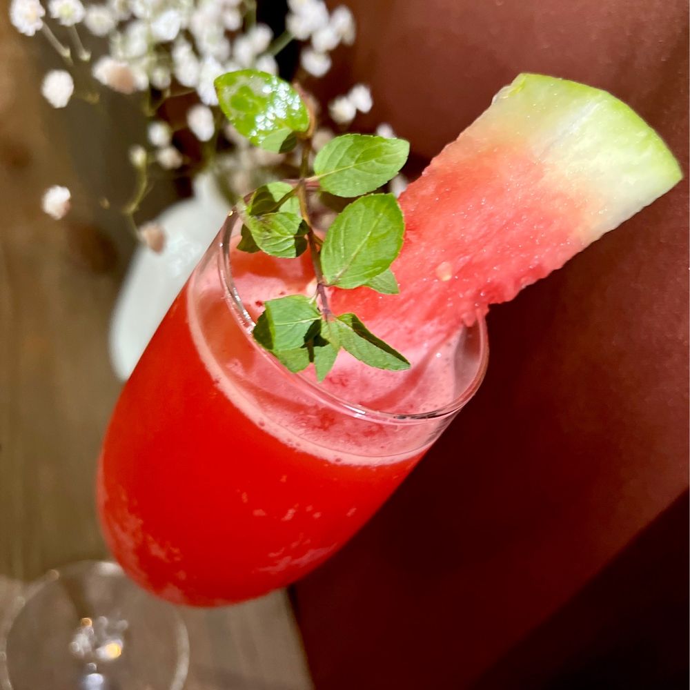 Specialty Cocktail of the day: Blood Orange Watermelon Mint Mimosa Specialty Cocktail of the day: Blood Orange Watermelon Mint Mimosa