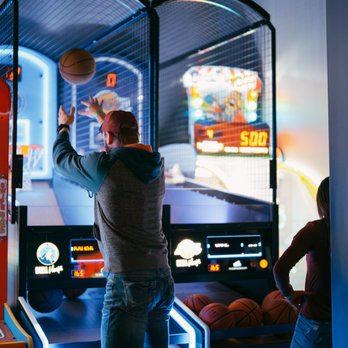 Allevity Entertainment - Playing NBA Hoops! - Arcades Near Me - Aberdeen, South Dakota