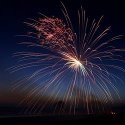 Bob Straub State Park - Fireworks show on the day before 4th of July