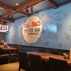 Fish N Tails Oyster Bar - Lewisville - Sign inside