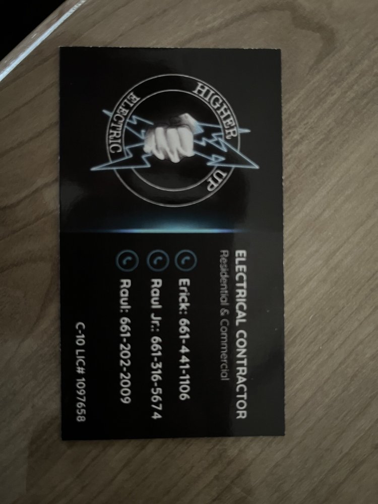 Slide of Higher Up Electric
