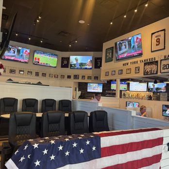 The Gulf Club - Fun seating option to watch the game and feel like you're there. - Beer Bar Near Me - Destin, Florida The Gulf Club - Fun seating option to watch the game and feel like you're there. - Beer Bar Near Me - Destin, Florida